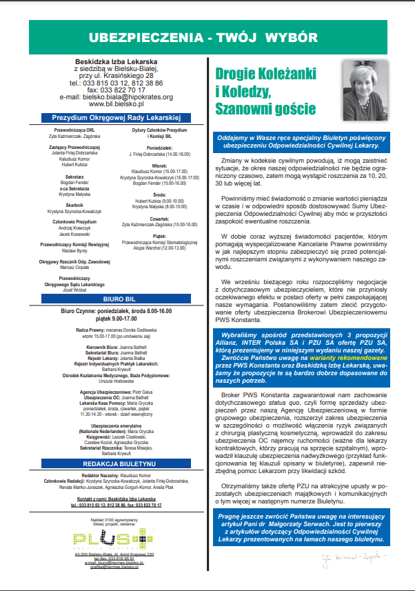 Biuletyn Informacyjny nr. 101