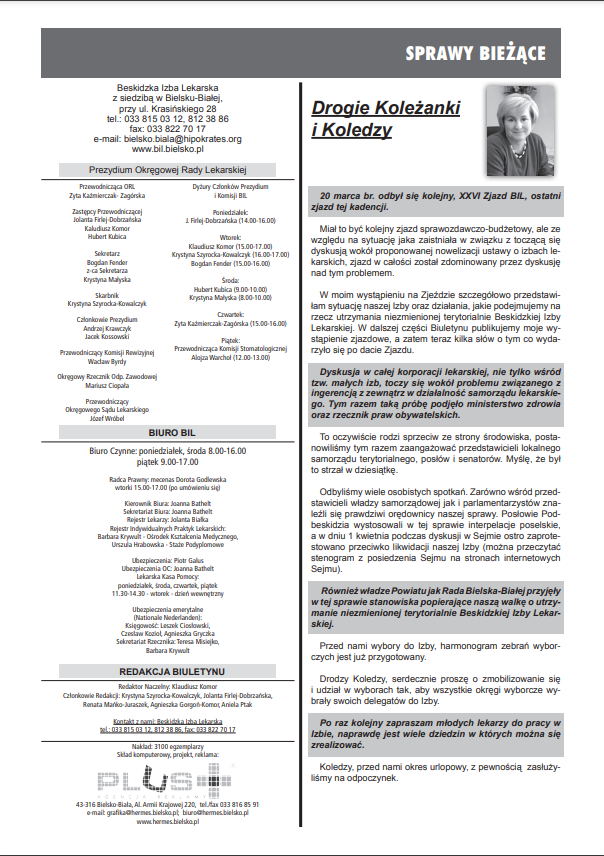 Biuletyn Informacyjny nr. 103