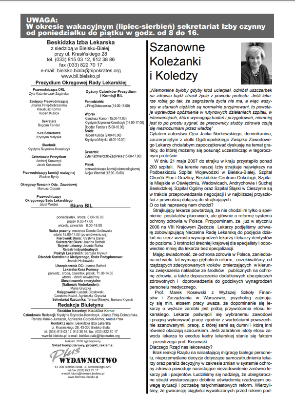 Biuletyn Informacyjny nr. 95